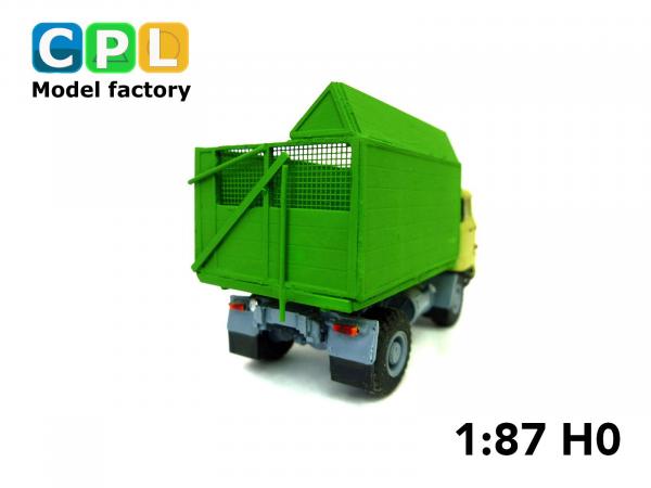 IFA L60 mit Schwerhäckselaufbau SHA16 EAS Variante ll beige gruen